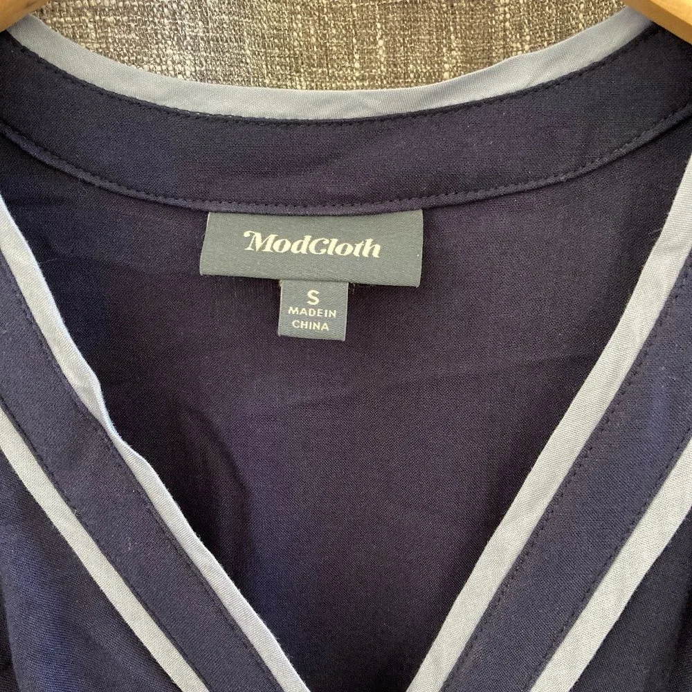ModCloth, Navy Dress, S, NWOT - Picture 3 of 3